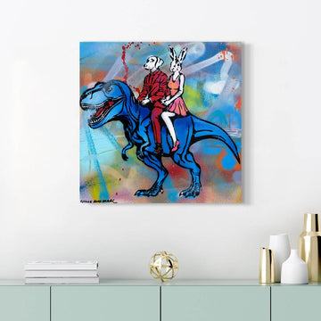 T-Rex is Here to Stay (Original Painting)