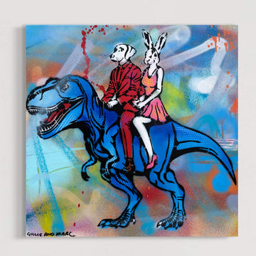 T-Rex is Here to Stay (Original Painting)