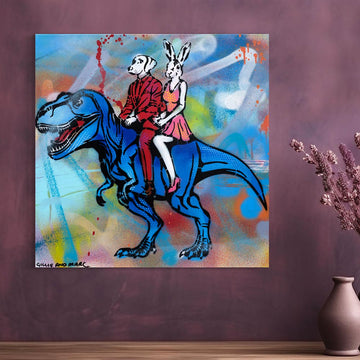 T-Rex is Here to Stay (Original Painting)