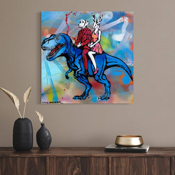 T-Rex is Here to Stay (Original Painting)