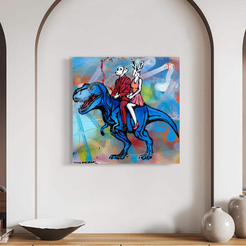 T-Rex is Here to Stay (Original Painting)