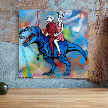 T-Rex is Here to Stay (Original Painting)