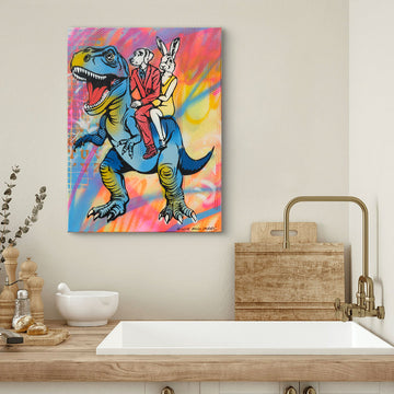 T-Rex is the Best (Original Painting)