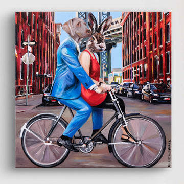 The Riders in Love (Original Painting)