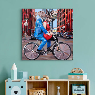 The Riders in Love (Original Painting)