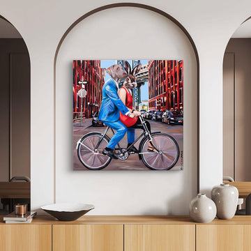 The Riders in Love (Original Painting)