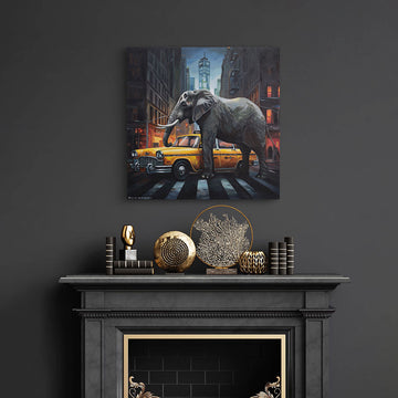 Taxi Calling (Original Painting)