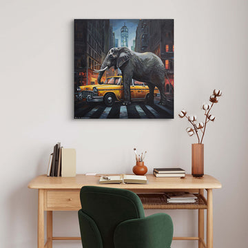 Taxi Calling (Original Painting)