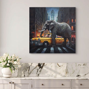 Taxi Calling (Original Painting)