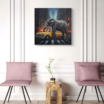 Taxi Calling (Original Painting)