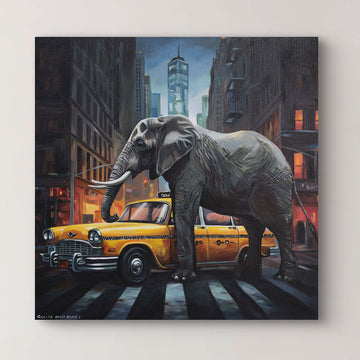 Taxi Calling (Original Painting)