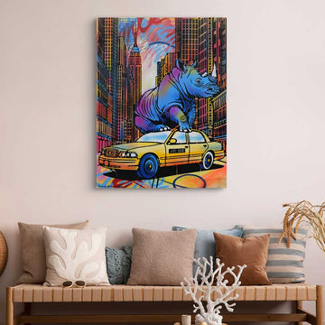 Taxi – New York (Original Painting)