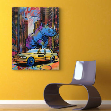 Taxi – New York (Original Painting)
