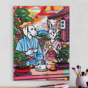 Temples and Us (Original Painting)