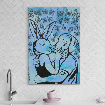 That Was Some Kiss (Original Painting)
