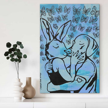 That Was Some Kiss (Original Painting)