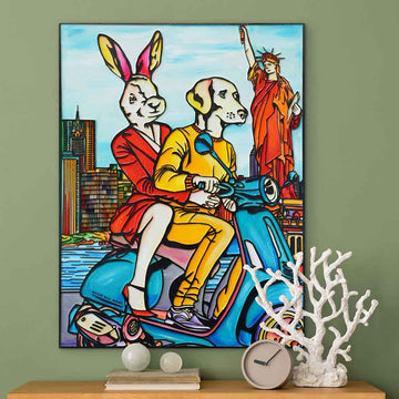 The Best Adventure Begins With Someone You Love (Original Painting)
