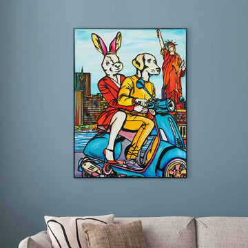 The Best Adventure Begins With Someone You Love (Original Painting)