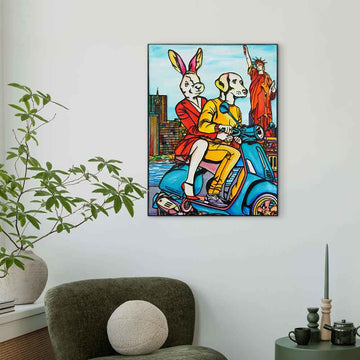 The Best Adventure Begins With Someone You Love (Original Painting)