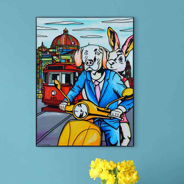 The Best Adventure Was Finding You (Original Painting)