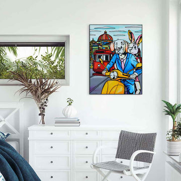 The Best Adventure Was Finding You (Original Painting)
