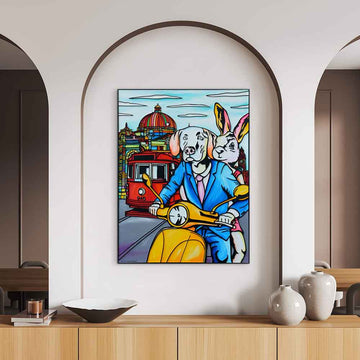 The Best Adventure Was Finding You (Original Painting)
