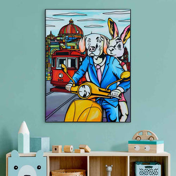 The Best Adventure Was Finding You (Original Painting)