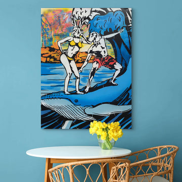 The Biggest Whale of a Time (Original Painting)