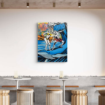 The Biggest Whale of a Time (Original Painting)