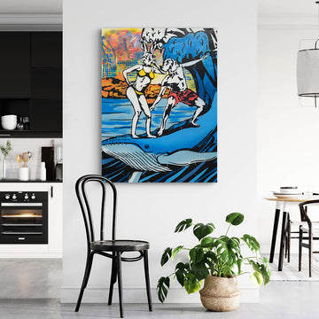 The Biggest Whale of a Time (Original Painting)