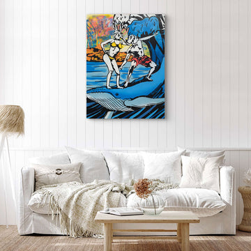 The Biggest Whale of a Time (Original Painting)