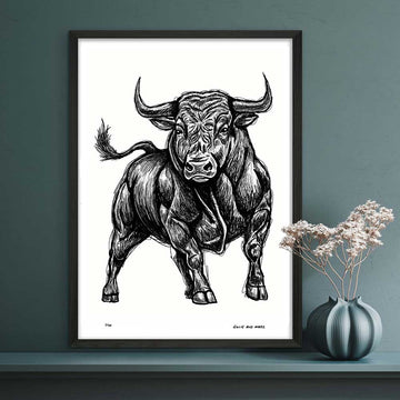 The Bull Run (Giclee Canvas Print)