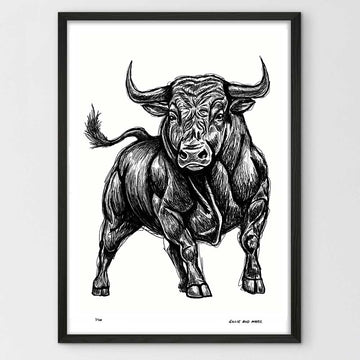 The Bull Run (Giclee Canvas Print)