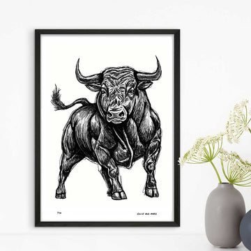 The Bull Run (Giclee Canvas Print)