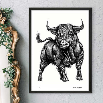The Bull Run (Giclee Canvas Print)