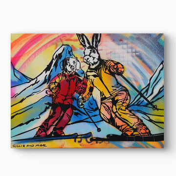 The Downhill Racers (Original Painting)