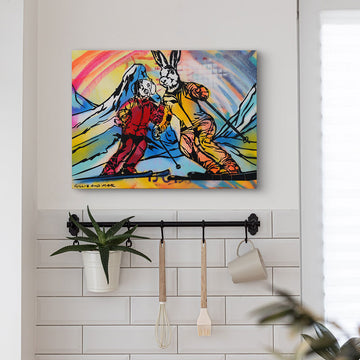 The Downhill Racers (Original Painting)