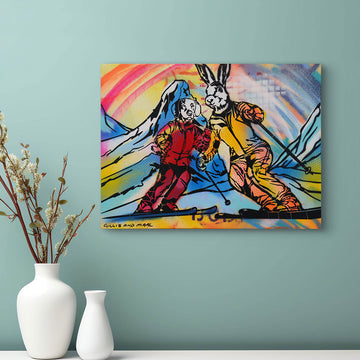 The Downhill Racers (Original Painting)