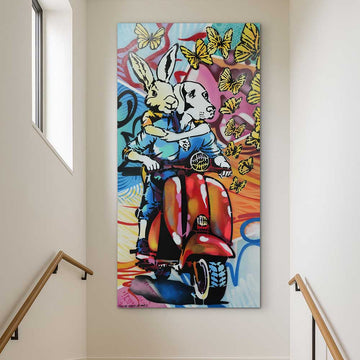 The Dream Is on the Go (Original Painting)