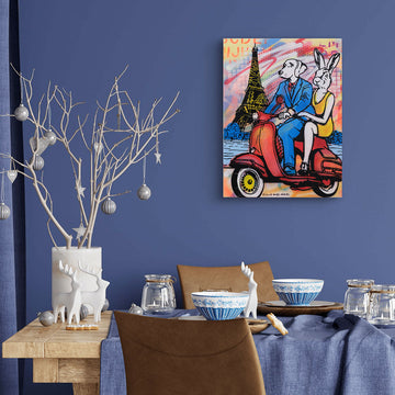 The Glorious Ride Around Paris (Original Painting)