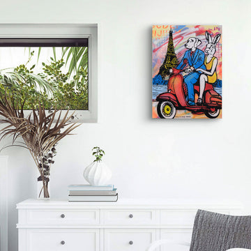 The Glorious Ride Around Paris (Original Painting)