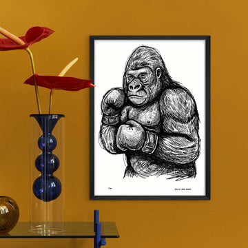 The Gorilla Is Strong (Giclee Canvas Print)