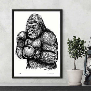 The Gorilla Is Strong (Giclee Canvas Print)