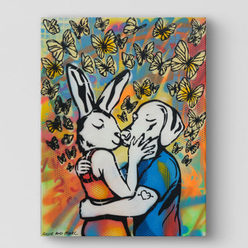 The Kiss Is Always Perfect (Original Painting)