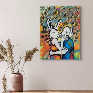 The Kiss Is Always Perfect (Original Painting)