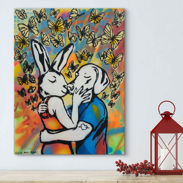 The Kiss Is Always Perfect (Original Painting)