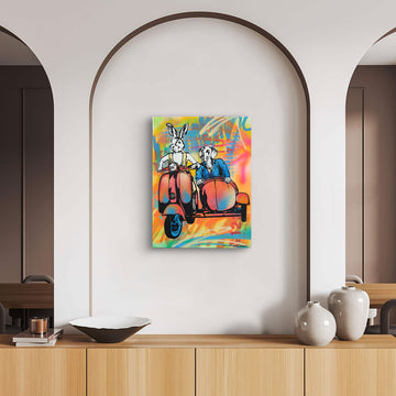 The Lovers Are Always Together (Original Painting)