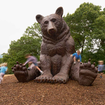 The Majestic Black Bear (Bronze Sculpture)