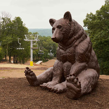 The Majestic Black Bear (Bronze Sculpture)
