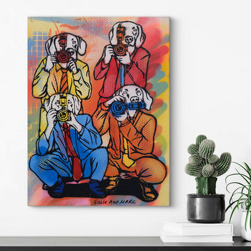 The Pap Dogs Are Here (Original Painting)